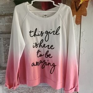 Sweatshirt Old Navy girls size 8 med